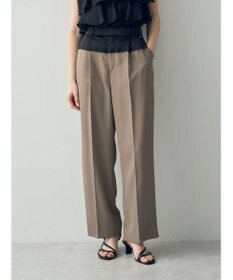 YECCA VECCA サテン切替ストレートパンツ