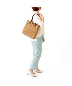 IBIZA ラフィア　セミショルダーバッグ