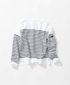 23区 Armor-lux パネルボーダー クロップド カットソー