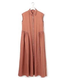 23区 【GOLD LABEL】ノーザンリネン ハシゴレース シャツワンピース