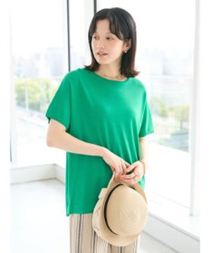 CRAFT STANDARD BOUTIQUE UVカット/接触冷感/洗える/ 半袖ニットプルオーバー