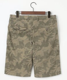 JOSEPH ABBOUD 【イタリア素材/製品染め】ボタニカルヘリンボンプリント ショーツ