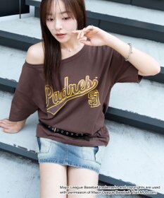 WEGO 別注MLBオフショルビッグT