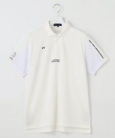 23区GOLF 【MEN】【キングサイズ/吸水速乾/UVカット】ポンチコンビポロシャツ