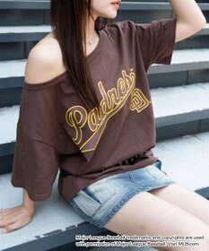 WEGO 別注MLBオフショルビッグT