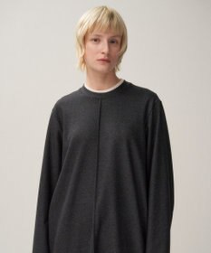 ATON MERINO COLLEGE JERSEY | クルーネックドレス