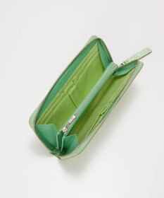 TOPKAPI 【TREASURE TOPKAPI】ウォッシュド レザー メタリック ラウンドファスナー 長財布