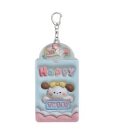 WEGO 【痛バ＆推し活グッズ】ぷっくりアニマルカードホルダーキーホルダー
