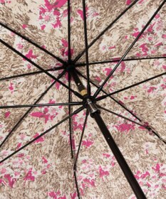 AURORA JILL STUART ジル スチュアート アブストラクトフラワー柄 雨傘（長傘）