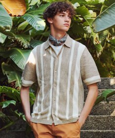 JOSEPH ABBOUD 【日本製】RCF綿ローン タイルプリント スカーフ