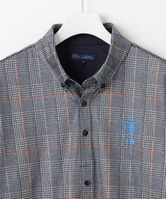 23区GOLF 【MEN】【吸水速乾/UVカット】タータンチェック柄長袖シャツ