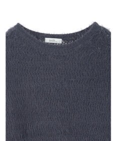 earth music&ecology ゆるモヘアライクレースニット