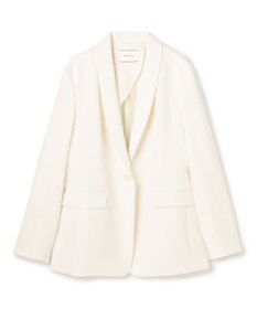 BEIGE， 【VERY NaVY掲載】GYPSUM / シルキータッチ ショールカラージャケット