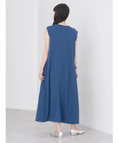 earth music&ecology ギャザーポケットノースリーブワンピース