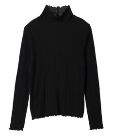 earth music&ecology コットンシアータートルネックプルオーバー