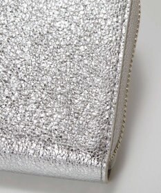 TOPKAPI 【TREASURE TOPKAPI】ウォッシュド レザー メタリック ラウンドファスナー 長財布