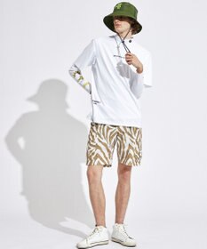 PW CIRCULUS 【高通気 / 軽撥水 / 軽量のDotAir 使用】【MEN】ゼブラ柄ベルテッドショーツ