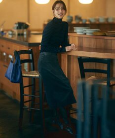 23区 L 【洗える】ウーステッドウール タートルネック ニット