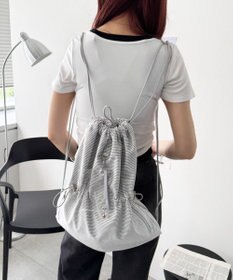 WEGO クリアポーチ付きナップサック