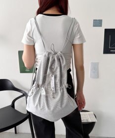 WEGO クリアポーチ付きナップサック