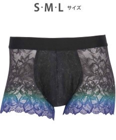 WACOAL MEN WACOAL MEN 【レースボクサー】 ボクサーパンツ フロント快適グラマラス 通気性 スカラ始末(裾部分) 前閉じ レース 下着 メンズ WT3826 /ワコールメン