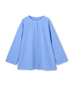 UNFILO 【WEB限定カラー】バックリボン イージーケアシャツ ブルー