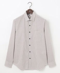 JOSEPH ABBOUD 【ストレッチ・洗える】ストレッチ プリント シャツ ワイン系5