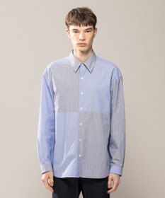 JOSEPH HOMME コットンナイロンブロック　シャツ