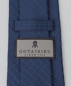 GOTAIRIKU GOTAIRIKU別注【日本製】シルク ネクタイ_ピンドット