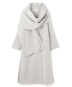 BEIGE， 【Oggi 2月号掲載】GRASSE / ストール付きリバーロングコート