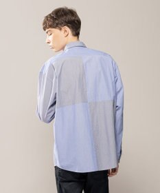 JOSEPH HOMME コットンナイロンブロック　シャツ