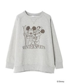 Green Parks Ｄｉｓｎｅｙ／裏起毛フロッキープリントスウェット