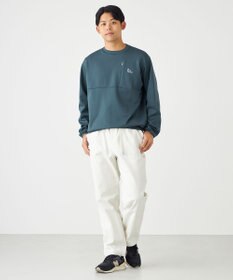 SHARE PARK MENS 【UVカット・吸水速乾・ストレッチ・軽量・アンチピリング 】ダンボールクルーネックスウェット（L・XLサイズ）