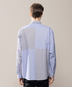 JOSEPH HOMME コットンナイロンブロック　シャツ
