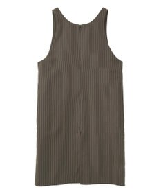 CRAFT STANDARD BOUTIQUE レース付きピンストライプジャンパースカート