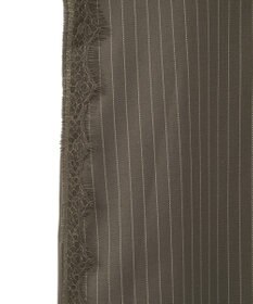 CRAFT STANDARD BOUTIQUE レース付きピンストライプジャンパースカート