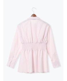 Te chichi ペプラムシャーリングシャツブラウス