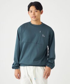 SHARE PARK MENS 【UVカット・吸水速乾・ストレッチ・軽量・アンチピリング 】ダンボールクルーネックスウェット（L・XLサイズ）