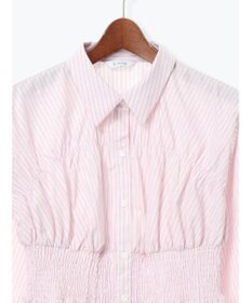 Te chichi ペプラムシャーリングシャツブラウス