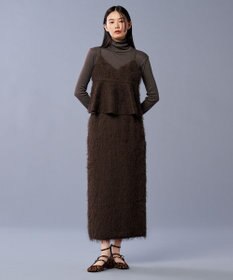 uncrave アルビニスタシフォンテレコ ハイネックカットソー（uncrave STANDARD）