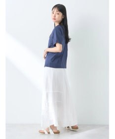 earth music&ecology ロゴソリッドミニマルＴシャツ