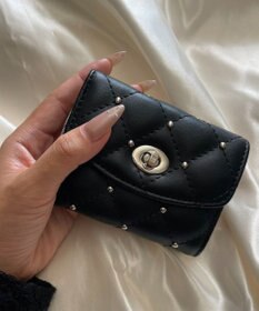 WEGO スタッズキルティングウォレット