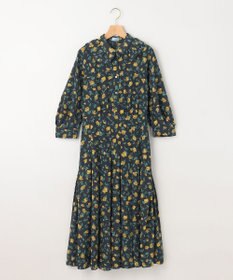 組曲 カッティングローズプリント ワンピース