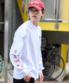 WEGO 【ユニセックス着用ITEM/MLサイズ展開】別注VISIONゴーストグラフィックT（LS）