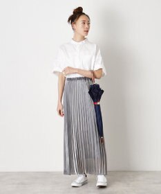 MOONBAT 【遮光/晴雨兼用日傘】POLO RALPH LAUREN(ポロ ラルフローレン) エンブフリル 長傘 遮熱 UV