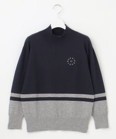 23区GOLF 【WOMEN/EC限定】カラーブロック モックニット