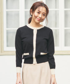 Feroux バイカラー カーディガン