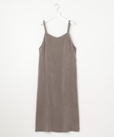J.PRESS LADIES L 【洗える】マロンサテン キャミソール ワンピース