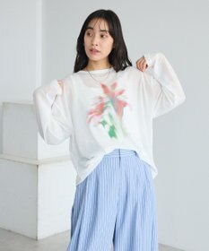 CRAFT STANDARD BOUTIQUE フラワープリントシアーロンTee