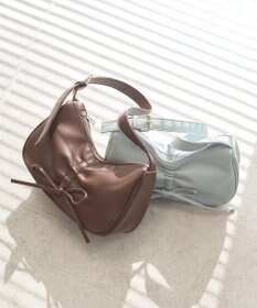 earth music&ecology リボンドロストハンドバッグ